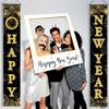 KatchOn, XtraLarge Happy New Year Banner - Happy New Year Door Banner | New Years Eve Banner for New Years Eve Party Supplies 2025 | Happy New Years Backdrop for New Years Decorations 2025 | NYE Decor view 4