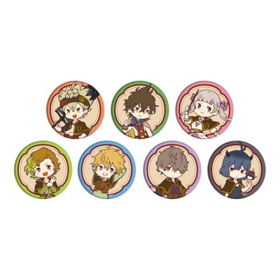 Black Clover 09 Retro Art Illustration Tin Badges Box of 7