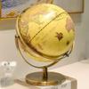 Globe Retro Classic World Globe Educational Globe Retro Mini Globe Geographic Globe Office Desktop Globe with Alloy Base 5.5 Inch Globe for Decor view 2