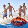 Jasonwell Waterproof Football Pool Toys - Strong Grip Soft Football for All-Weather Play Pool Games Beach Toys Water Footballs Outdoor Sports Toy Christmas Birthday Gifts for Kids Boys Teens Adults view 2