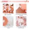 115pcs Rose Gold Birthday Party Decorations for Women Girls Kids, Happy Birthday Banner+Rose Gold White Confetti Metallic Balloons Garland Arch Kit+Circle dots Garland+Pump+Complete Accessories view 4
