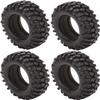 96mm RC Off Road Climbing Car Tires,WONFAST 4PCS RC Crawler Rubber Tires 1.9 inch Wheels Tyres Set for 1:10 RC Rock Crawler Car for Axial SCX10 D90 TF2 MST Tamiya TRX-4 Parts view 1