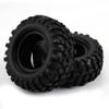 96mm RC Off Road Climbing Car Tires,WONFAST 4PCS RC Crawler Rubber Tires 1.9 inch Wheels Tyres Set for 1:10 RC Rock Crawler Car for Axial SCX10 D90 TF2 MST Tamiya TRX-4 Parts view 4