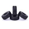 WONFAST 4PCS RC Crawler 100mm Rubber Tires 1.9 inch Wheels Tyres Set for 1:10 RC Rock Crawler Car for Axial SCX10 D90 TF2 Tamiya TRX-4 Parts view 4