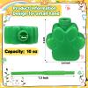 Sratte 12 Pieces 10 oz Dog Paw Cups for Kids with Straw and Lid Dog Birthday Party Supplies Decorations, Plastic Paw Print Puppy Drinking Cup Bulk for Puppy Theme Party Favors view 2