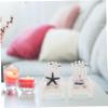 LIFKOME Fairy Garden Beach Theme Miniature Decor 2pcs Nautical Themed Wood Chair Ornaments for Decorative Display view 4