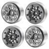 RCLIONS 4PCS Aluminum RC Car Beadlock Wheel Rims for TRX4-M 1/18th RC Crawler Buggy Car (Titanium) view 2