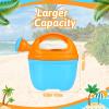 4 Packs Watering Can Garden Equipment Toy Sand Toys Interesting Plastic Watering Can Plant Garden Watering Can Toys Bath Toys for Girls and Boys Gardening Beach Tools, 3 Colors view 2