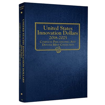 Whitman US Innovation Dollar Coin Album P & D 2018-2025#4788