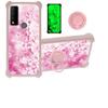 jioeuinly Case for TCL 30 Xe 5g Case Compatible with TCL 30 Xe 30xe 5g Phone Case Cover [with Tempered Glass Screen Protector][Hard PC + Soft Silicone][Ring Support] [Luminous Effect] YGF-MH view 1
