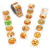 Emoticon Stickers for Kids - 2" Circles Shiny Silver - Smile Stickers for School and Home, Rewards, Parties, and More. Made in The USA by Kenco (6) view 1