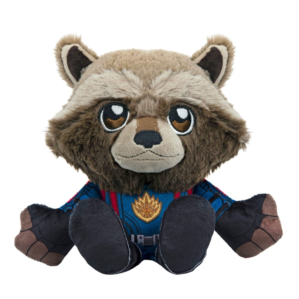 Bleacher Creatures Marvel Rocket Raccoon 8" Kuricha Sitting Plush- Soft Chibi Inspired Toy