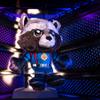 Bleacher Creatures Marvel Rocket Raccoon 8" Kuricha Sitting Plush- Soft Chibi Inspired Toy view 2