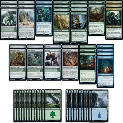 Elite Simic Powerstone Ramp Creature Deck - Blue Green - Huge Creatures - Very Powerful - Modern Legal - Custom Built - Magic The Gathering - MTG - 60 Card!