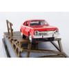 1974 AMC Hornet Red with White Stripes James Bond 007 "The Man with the Golden Gun (1974) Movie with Display 1/64 Diecast Model Car by Motormax view 2