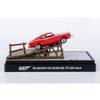 1974 AMC Hornet Red with White Stripes James Bond 007 "The Man with the Golden Gun (1974) Movie with Display 1/64 Diecast Model Car by Motormax view 3