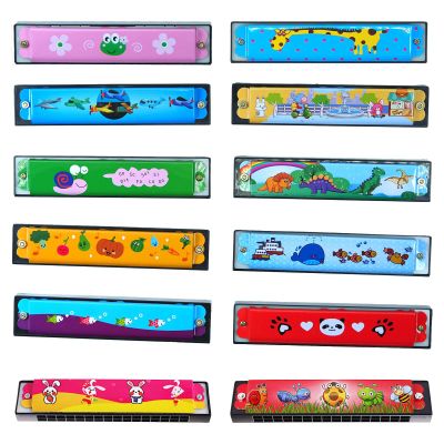 12 Pcs Kids Harmonicas Bulk | 16 Holes Musical Instrument Toys for Birthday Party Favors, Goodie Bag Stuffers, Classroom Prizes & Gifts for Kids Ages 4+