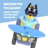 Bluey Bandit Surf Beach Toy Set, Exclusive 3" Poseable Bandit Figure Beach Toy Kit with Sunglasses, Quad Bike & Surfboard Accessories view 4