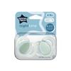 Tommee Tippee Night Time Pacifier, 6-18 Months, Symmetrical Silicone Baglet, BPA-Free Binkies, Glow in The Dark Technology, Pack of 2 with Reusable Sterilizer Pod view 2