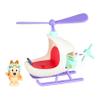 Bluey Vehicle & Figures Bingos Toy Helicopter Playset, Toddler Helicopter with Bingo Figurine and Accessory Toolkit, Vehicle Toys for Kids Age 3+ view 1