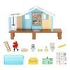Bluey Beach Cabin Playset, 10, Customizable Toddler House Playset with 10 Play Pieces and 2.5 Goggles Figure, Toy Houses for Kids Ages 3+ view 4