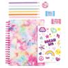 3C4G Tie Dye Pastel All-in-1 Sketchbook Set - Sketch Book for Kids with Pencils, Stickers & More - Drawing Kit for Kids - Unlined Diary for Girls - Kids Sketch Pad by Make It Real view 2
