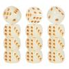 NUOBESTY 10pcs Dice Props Rounded Corners Fluorescent Entertainment Toys for Party Bar and Game Night Supplies Unique Design view 1