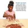 Excellerations Peg Number Board, Included: 10 Rubberwood Boards + 55 Wood Pegs + Storage Bag, Montessori Math Materials, Learning Manipulatives, Counting for Kids, Reggio Emilia Classroom Essentials view 4