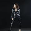 1/6 Scale Female Clothes,Female High Neck Zipper Leather Bodysuit Clothing for 12inch PH TBL JO Action Figure Body (Black) view 1