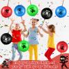 32 Pcs Ninja Birthday Party Decorations Ninja Party Supplies Punch Balloons Games Heavy Duty Latex Bounce Balloons with Rubber Band Handle for Kids Goodie Bag Fillers view 4