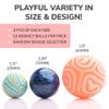 Bouncy Balls - 12 Bouncing Balls Assorted Pack - 3 Sizes: 45mm, 32mm and 25mm - Mini Bouncy Balls for Kids - Bouncy Ball Toys for Capsule Vending Machine view 2