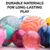 Bouncy Balls - 12 Bouncing Balls Assorted Pack - 3 Sizes: 45mm, 32mm and 25mm - Mini Bouncy Balls for Kids - Bouncy Ball Toys for Capsule Vending Machine view 4