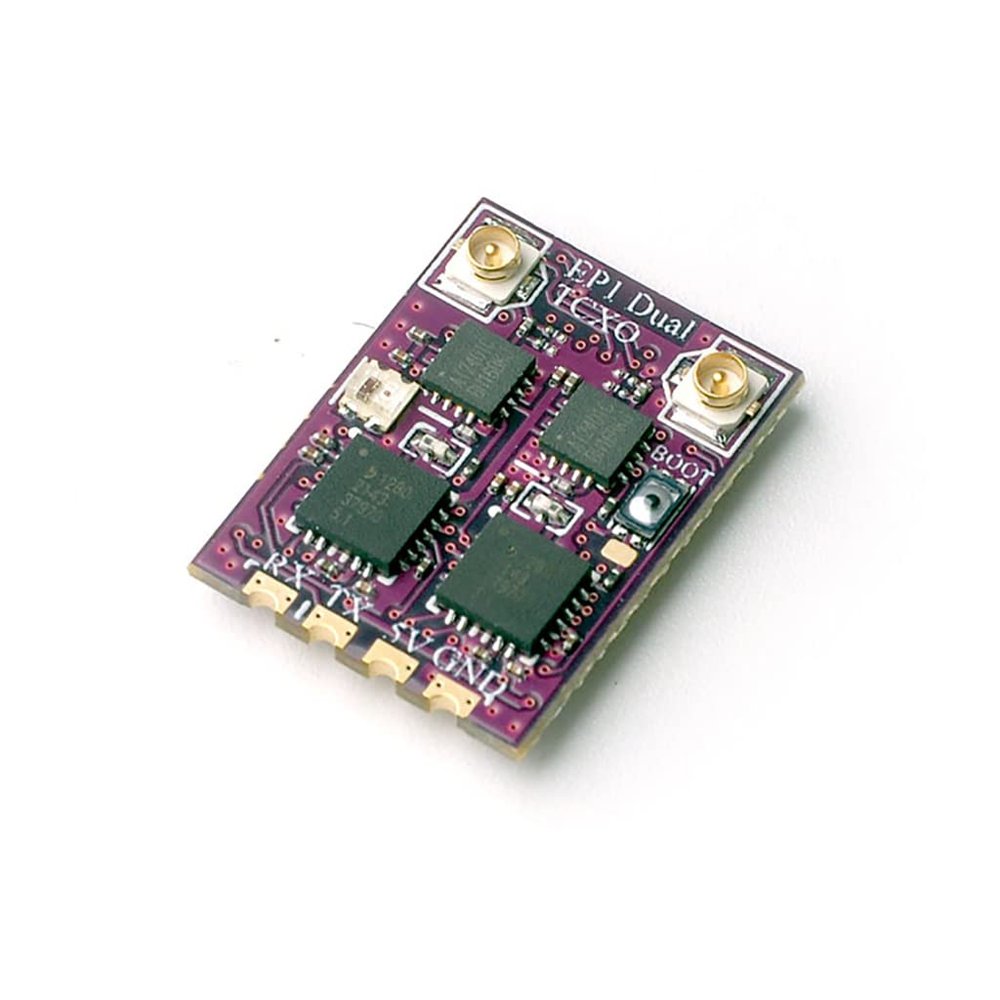 HAPPYMODEL 2-4G ELRS EP1 EP2 EP1DUAL TCXO Receiver Tiny ExpressLRS RX for Racing Quadcopters Drone (EP1 Dual TCXO)