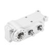 VBESTLIFE Transfer Case 313mm Wheelbase 2 Speed CNC Machined Anodised Aluminium Alloy RC Parts for Scx10 1/10 RC Car (Silver) view 4