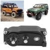 VBESTLIFE Transfer Case 313mm Wheelbase 2 Speed CNC Machined Anodised Aluminium Alloy RC Parts for Scx10 1/10 RC Car (Black) view 3