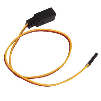 AUNMAS Servo Extension Cable, Flexible Y Wire Plastic Copper Servo Extension Cable Cord Plug and Play for RC Model Cars (3 in 1