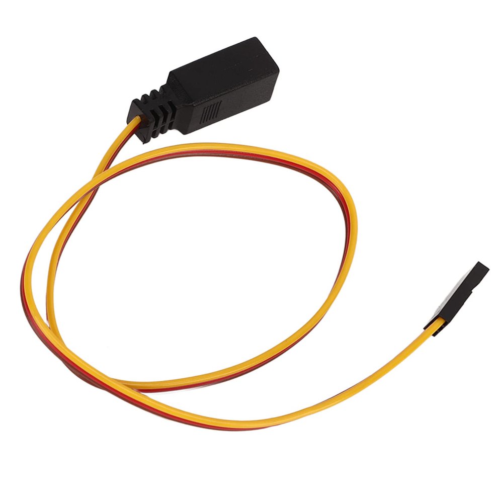 AUNMAS Servo Extension Cable, Flexible Y Wire Plastic Copper Servo Extension Cable Cord Plug and Play for RC Model Cars (3 in 1