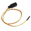 AUNMAS Servo Extension Cable, Flexible Y Wire Plastic Copper Servo Extension Cable Cord Plug and Play for RC Model Cars (3 in 1 view 1