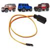 AUNMAS Servo Extension Cable, Flexible Y Wire Plastic Copper Servo Extension Cable Cord Plug and Play for RC Model Cars (3 in 1 view 2