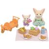 Calico Critters Sunny Picnic Set - Fennec Fox Sister & Baby, Doll Playset with Figures and Accessories view 1