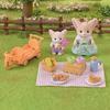 Calico Critters Sunny Picnic Set - Fennec Fox Sister & Baby, Doll Playset with Figures and Accessories view 4