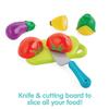 Kidoozie Just Imagine Slice 'N Play Shopping Set, 31 Piece Shopping Basket Set Including Fruits & Vegetable for Pretend Play. for Children Ages 2+ view 2