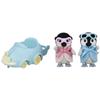 Calico Critters Penguin Babies Ride 'n Play - Doll Playset with 2 Poseable Figures, Pushcart & More! view 1