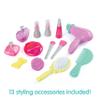 Kidoozie Just Imagine Glamour Girls Styling Center for Pretend Play. Includes Tabletop Vanity, Hair Dryer, Brushes and More. for Children Ages 3+ view 2