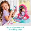 Kidoozie Just Imagine Glamour Girls Styling Center for Pretend Play. Includes Tabletop Vanity, Hair Dryer, Brushes and More. for Children Ages 3+ view 3