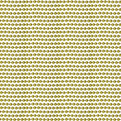 48" 8mm Round Metallic Gold Mardi Gras Beads Set of 12 Necklaces