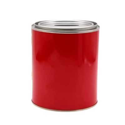 Blysk Metal Money Coin Bank No Break to Open, Perfect for Adults or Kids (Red)