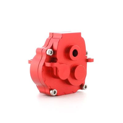 Palumma RC Gearbox Cover, Aluminum Alloy Gearbox Housing Cover for Traxxas 1/18 TRX-4M Gearbox Cover Shell Upgrade Parts (red)