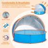 Peradix Paddling Pool for Kids & Pets Infant Ball Pit Tent, Baby Beach Tent, Toddler Wading Pool UV Sun Shelter Canopy with Mosquito Net, Portable Pop Up Tent Summer Beach Toys for Child view 4