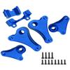 Rcarmumb Front Rear Rocker Arms Upgrades Part for 1/16 E-Revo 71076-3;Mini Slash 70054-1,2PCS Alloy Aluminum Front Rocker Arm & Rear Rocker Arm Hops Up Upgrades Part,Navy Blue view 1